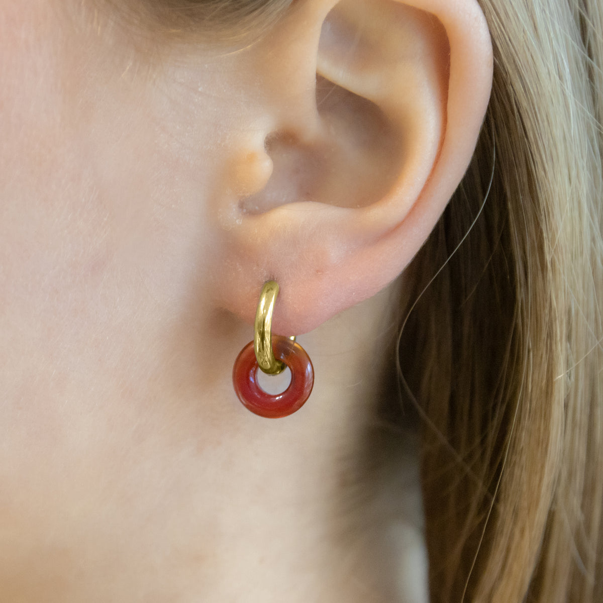 Oorringen met donut Xeya - Di Lusso