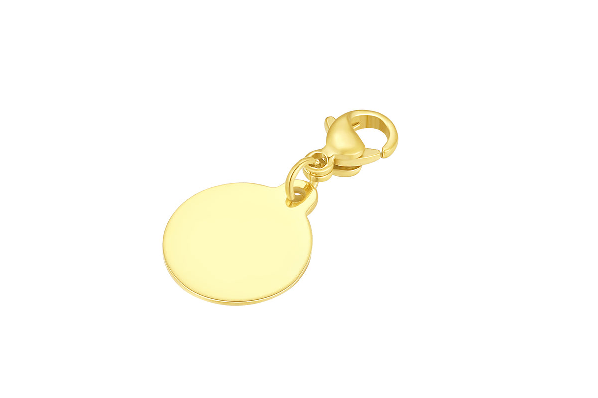 Stainless steel bedel los goldplated - Di Lusso
