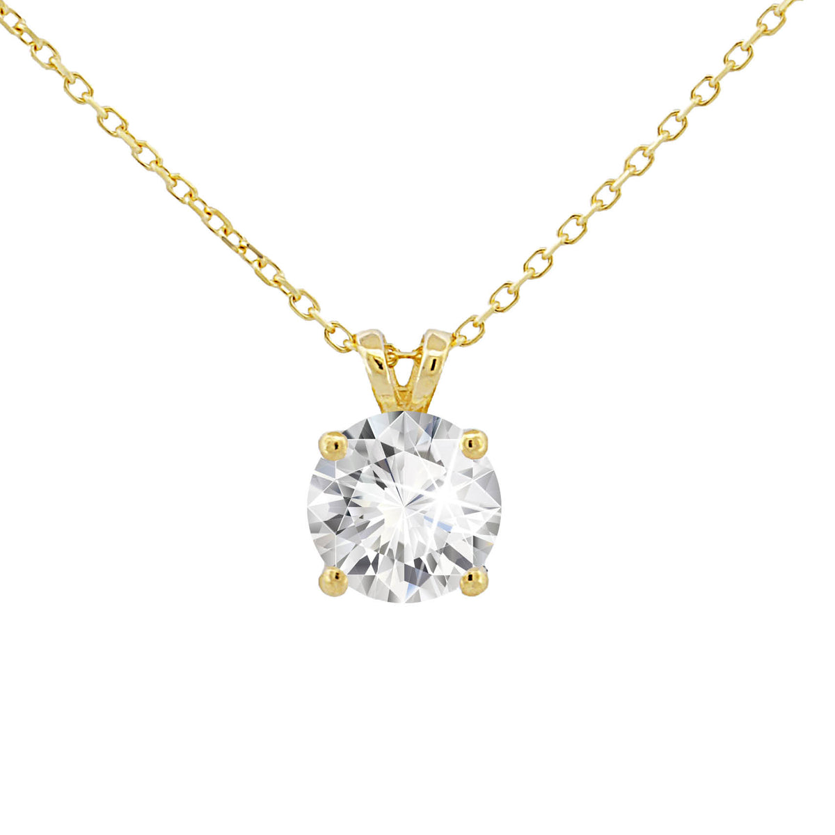 14K Gouden Hanger – 0.70 ct Lab Grown Diamant - Di Lusso
