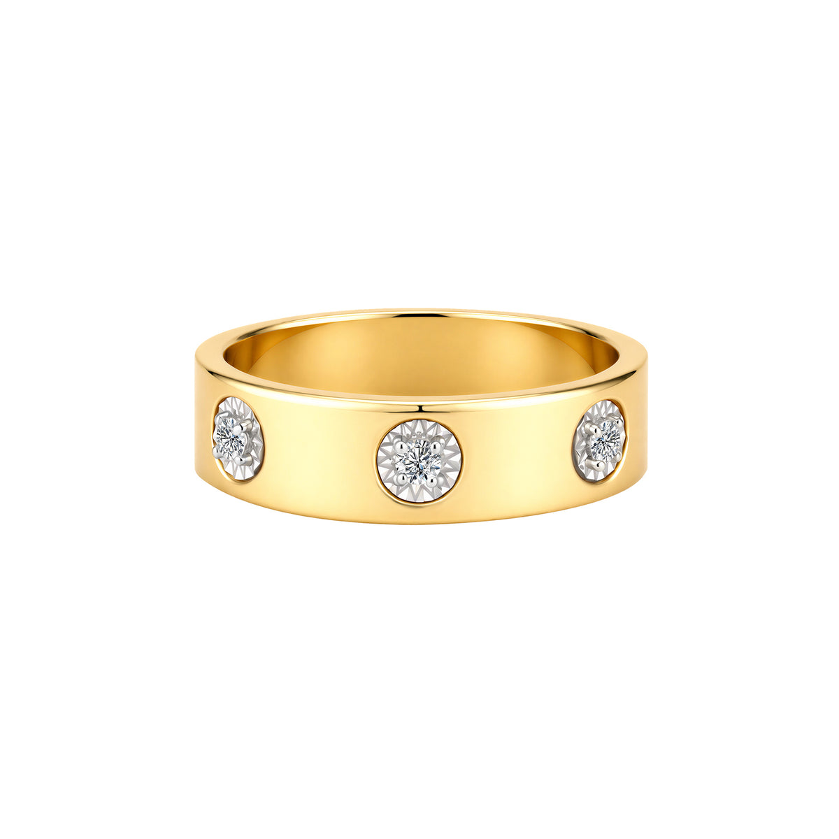 True Love Ring 0.12ct Lab Grown Diamant 18k goldplated - Di Lusso