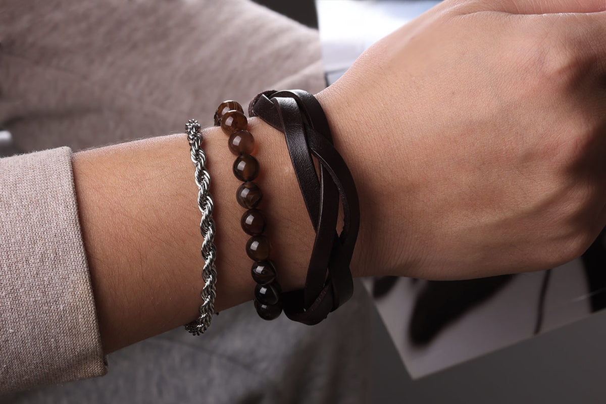 Herenarmbanden set Yvan - Di Lusso