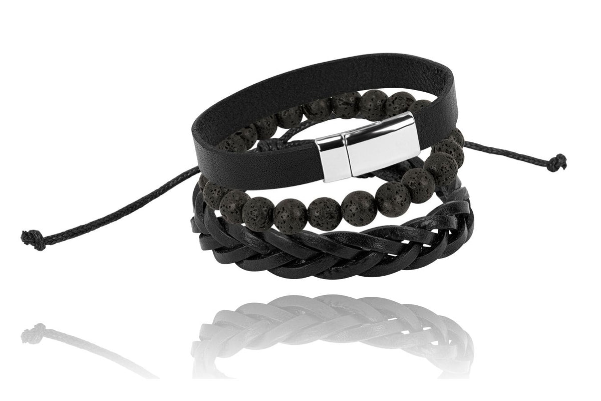 Herenarmband set Petur - Di Lusso