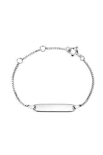 Zilveren baby armband