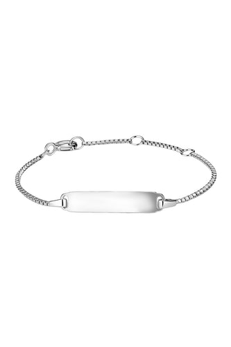 Zilveren baby armband