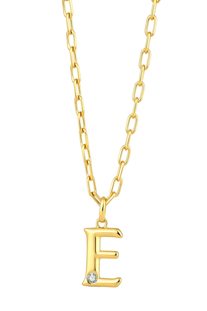 Statement Lettercollier 0.10 ct Lab Grown Diamant A t/m Z