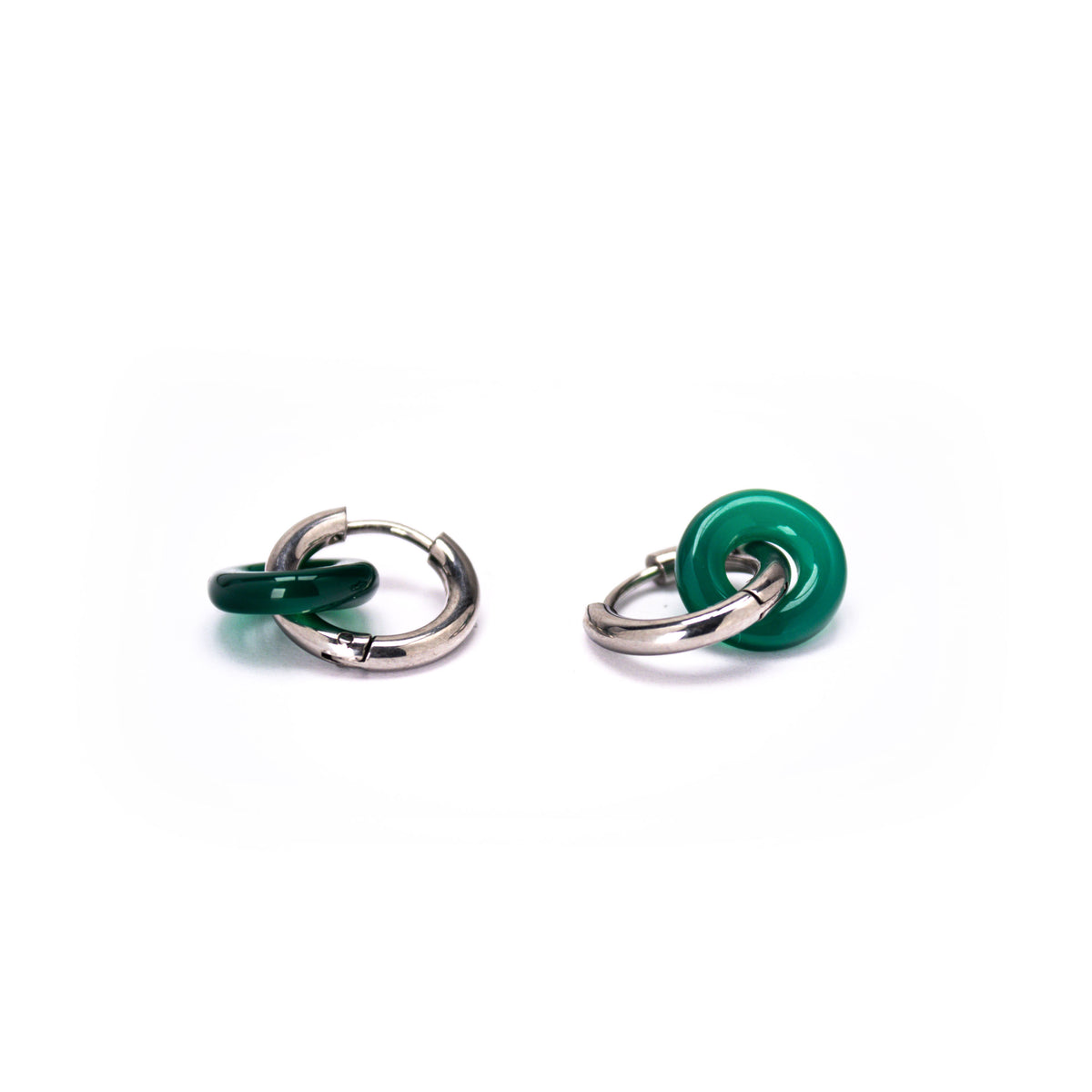 Oorringen met donut Ruby - Di Lusso