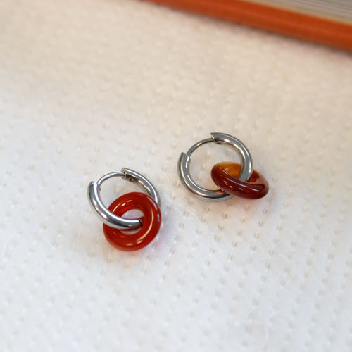 Anneaux d'oreilles avec donut Tris