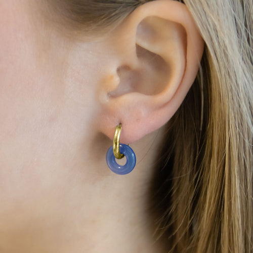 Anneaux d'oreilles avec donut Wilna