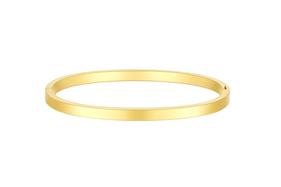 Stainless steel bangle goldplated - Di Lusso