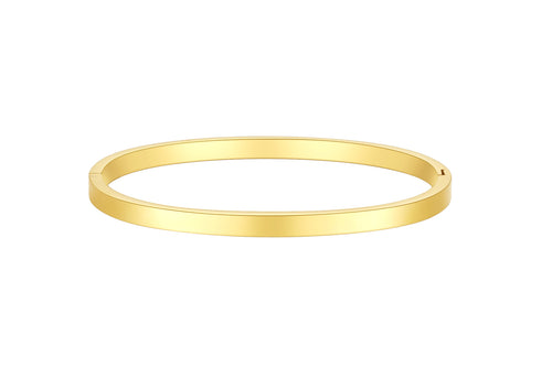 Stainless steel bangle goldplated