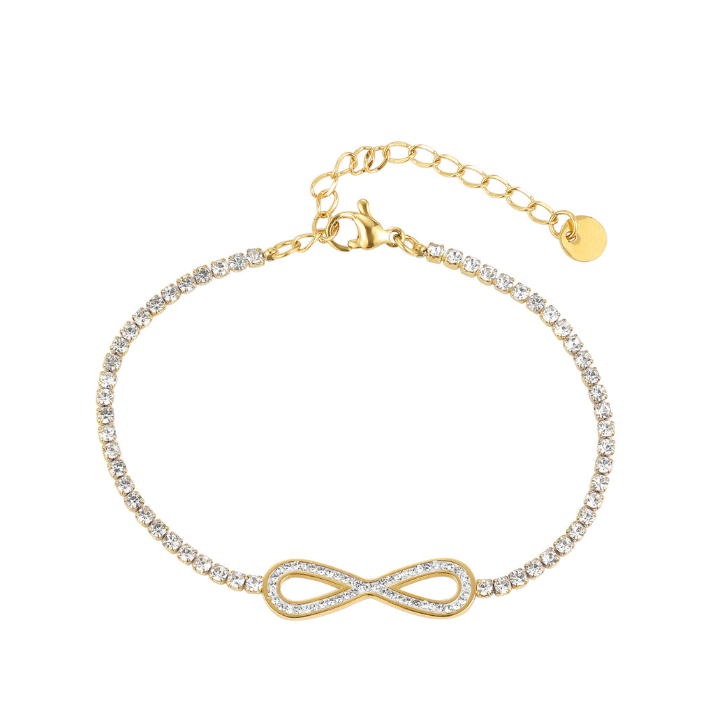 Di Lusso infinity-armband Olla - 18K gouden plating