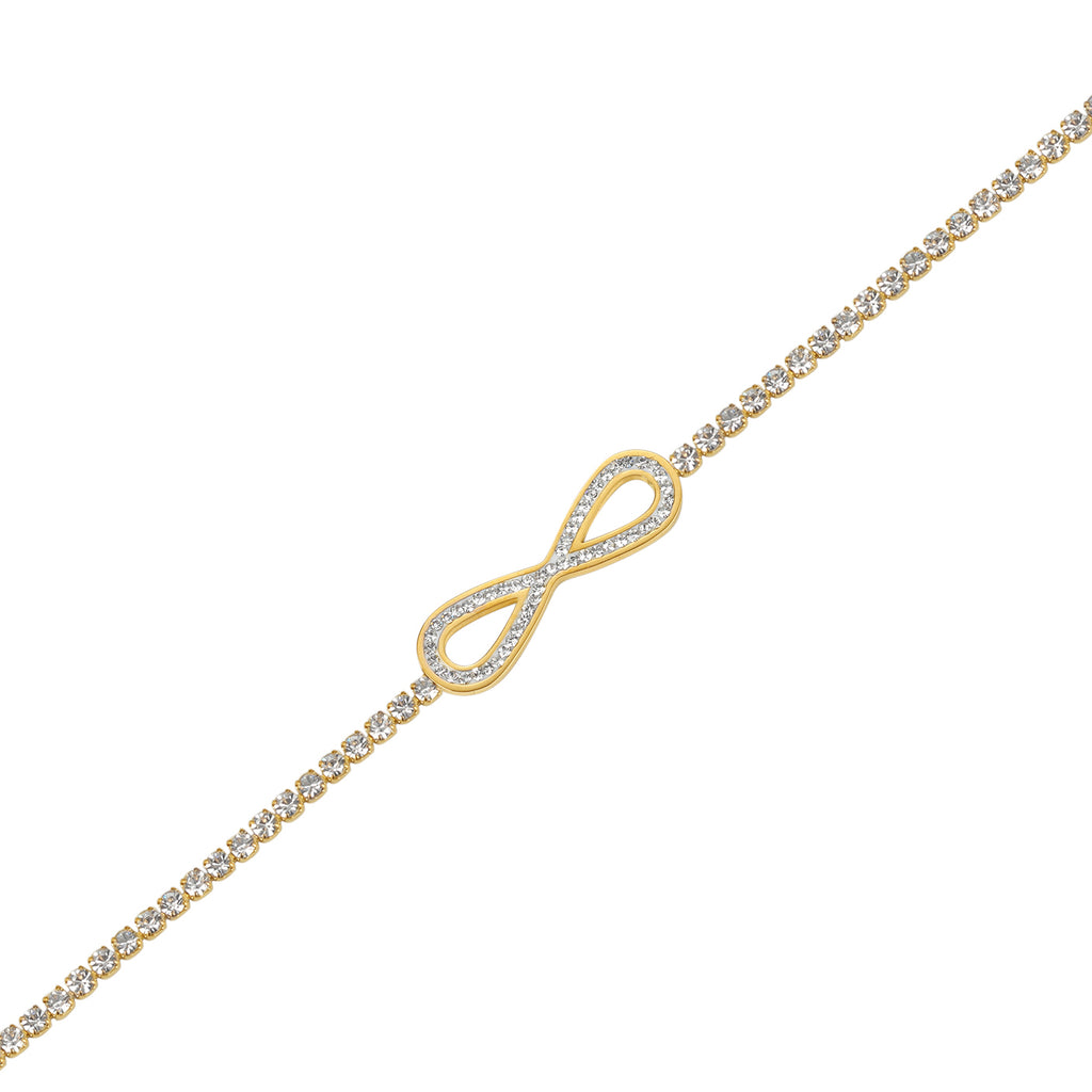 Di Lusso infinity-armband Olla - 18K gouden plating
