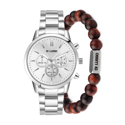 Ensemble homme : montre Chester et bracelet Waiz