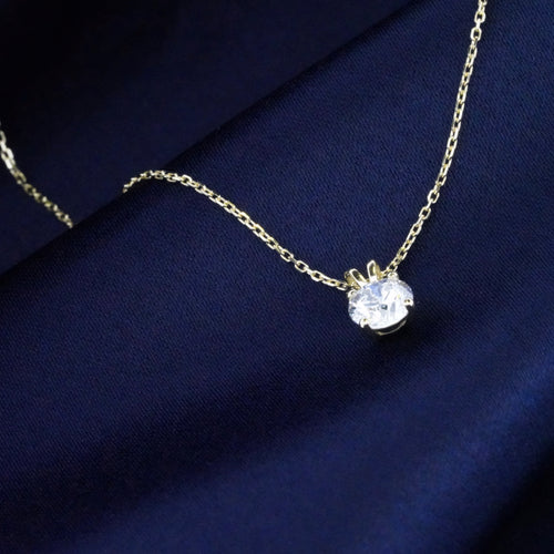 14K Gouden Collier met hanger – 0.40 ct Lab Grown Diamant