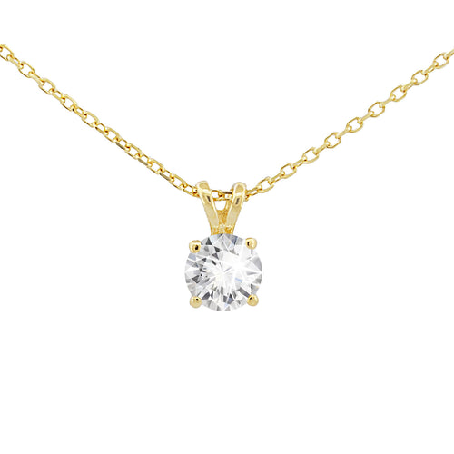 14K Gouden Collier met hanger – 0.25ct Lab Grown Diamant