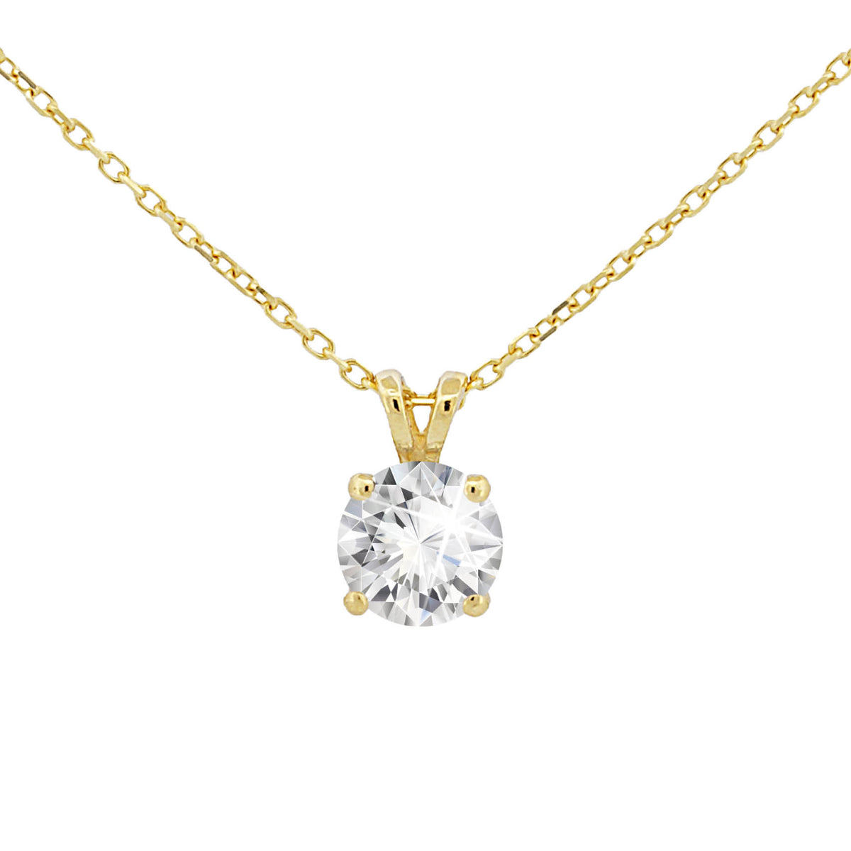 14K Gouden Hanger – 0.40 ct Lab Grown Diamant - Di Lusso