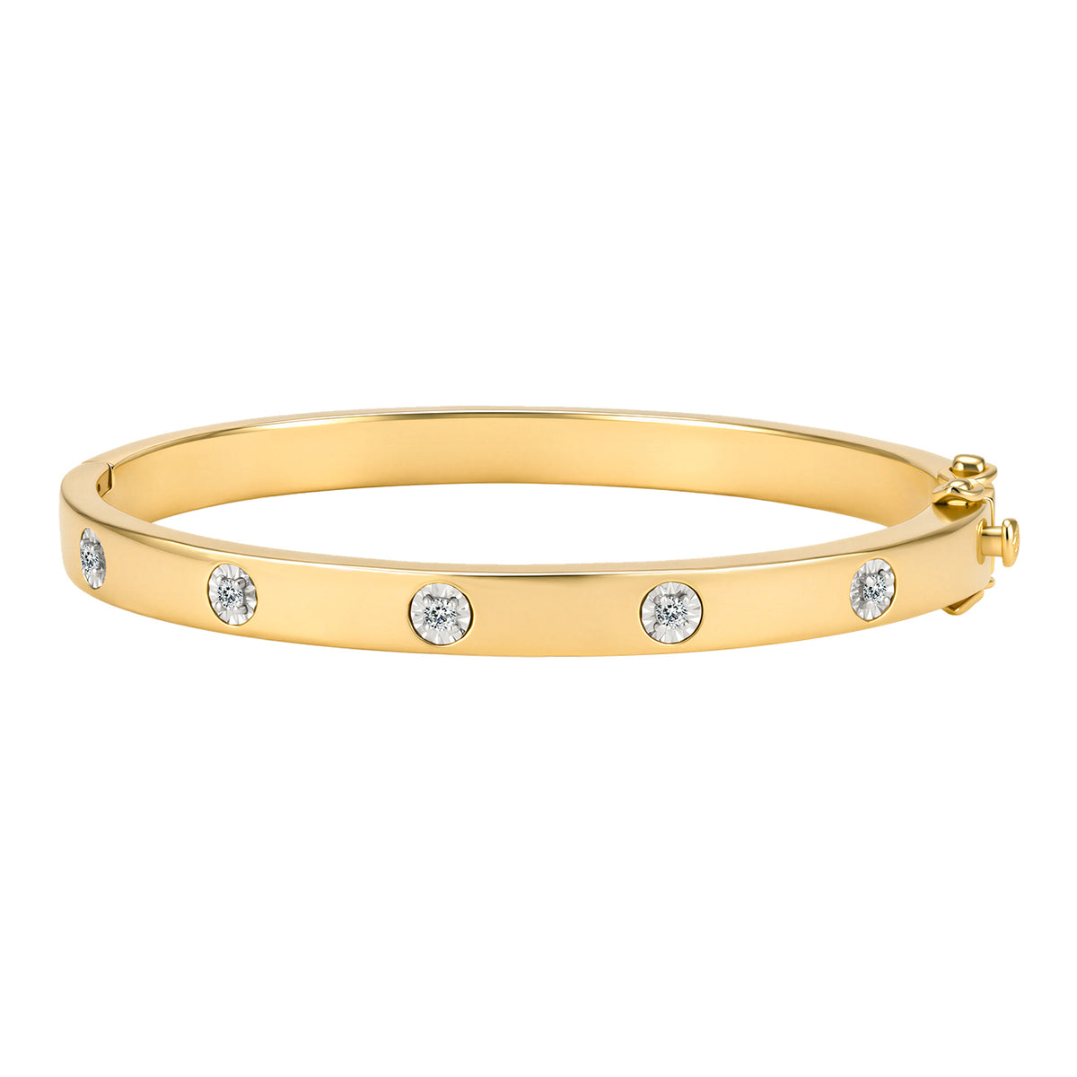 True Love Bangle 0.20ct Lab Grown Diamant 18k goldplated - Di Lusso