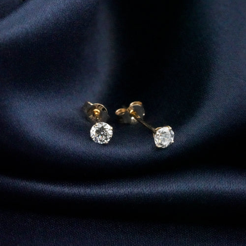 14K Gouden Oorstekers – 0.25 ct Lab Grown Diamant