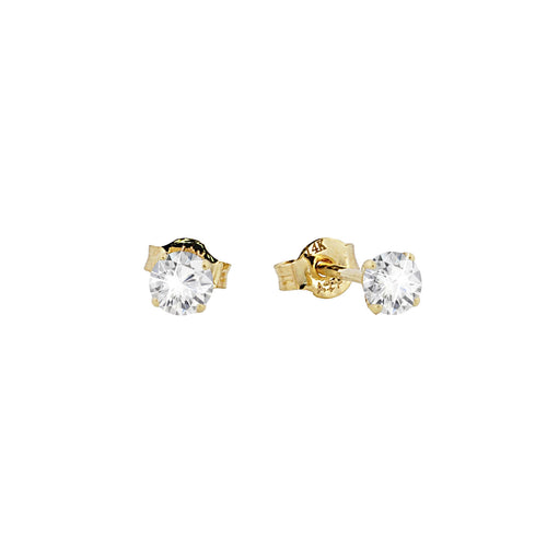 14K Gouden Oorstekers – 0.25 ct Lab Grown Diamant