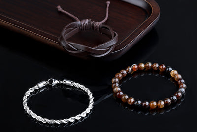 Ensemble de bracelets pour hommes Yvan
