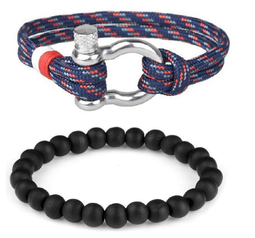 Ensemble de bracelets pour hommes Pablo