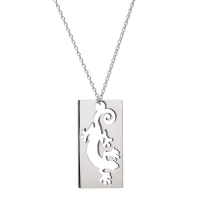 Gecko hanger met collier - Di Lusso