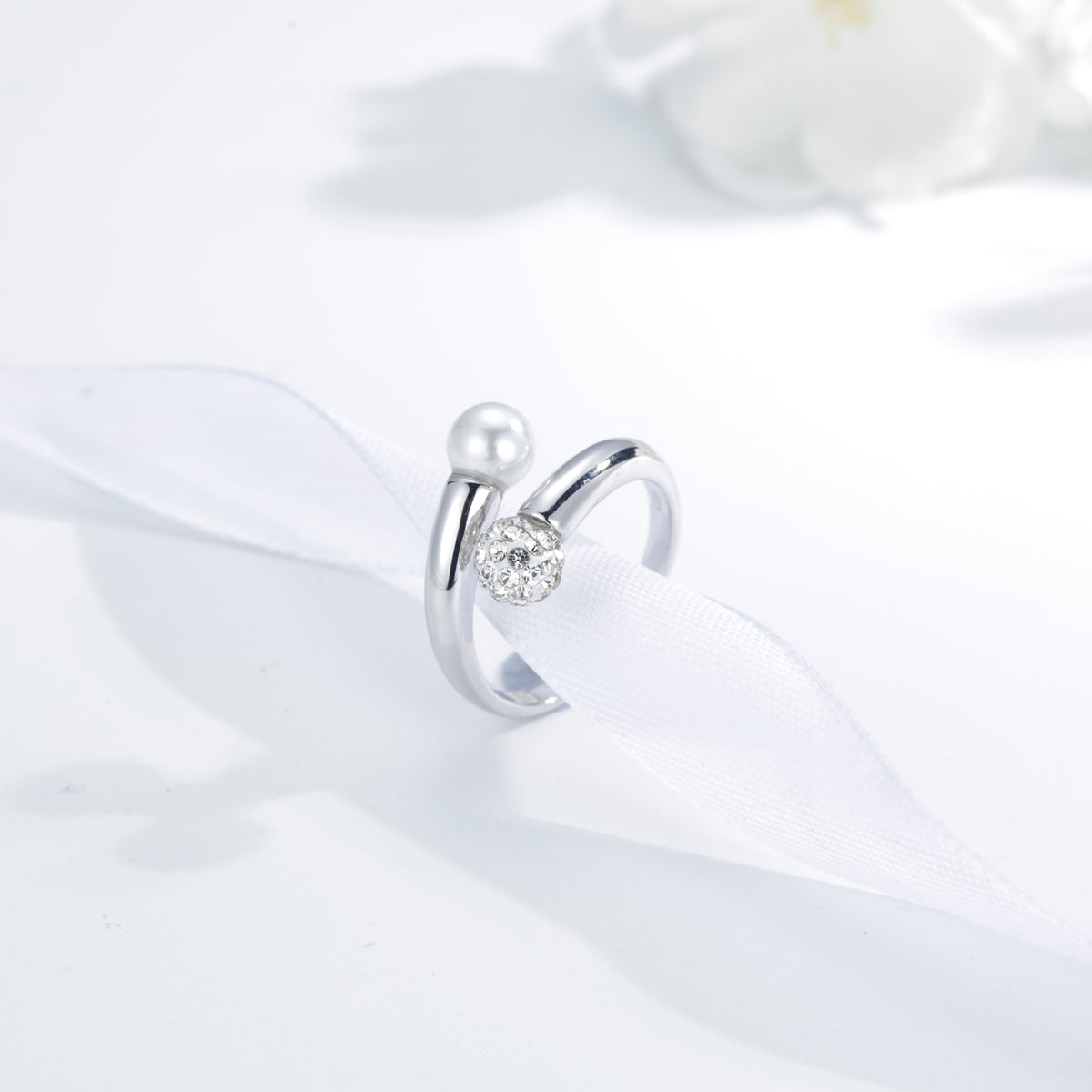 Sterling zilveren ring Bella - Di Lusso