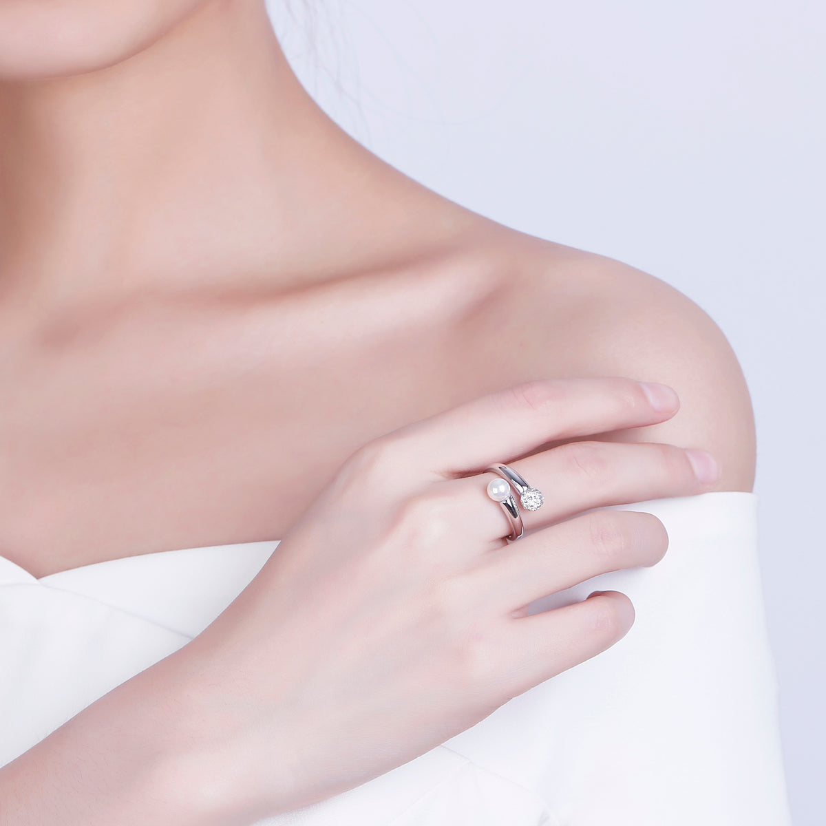 Sterling zilveren ring Bella - Di Lusso