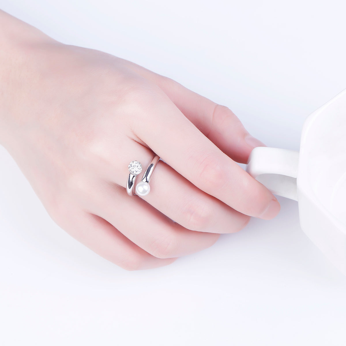 Sterling zilveren ring Bella - Di Lusso