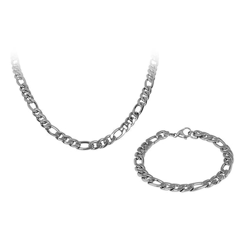 Herenset armband met collier Quinten - Di Lusso