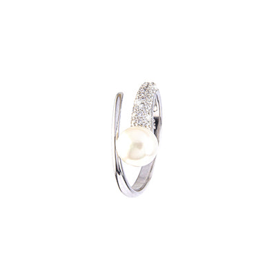 zilveren multimaat ring met parel - DiLusso Jewels